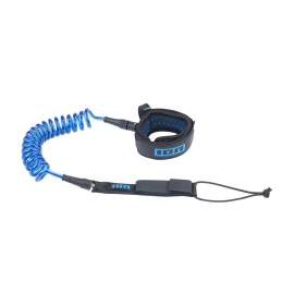 Wing leash core coiled ankle